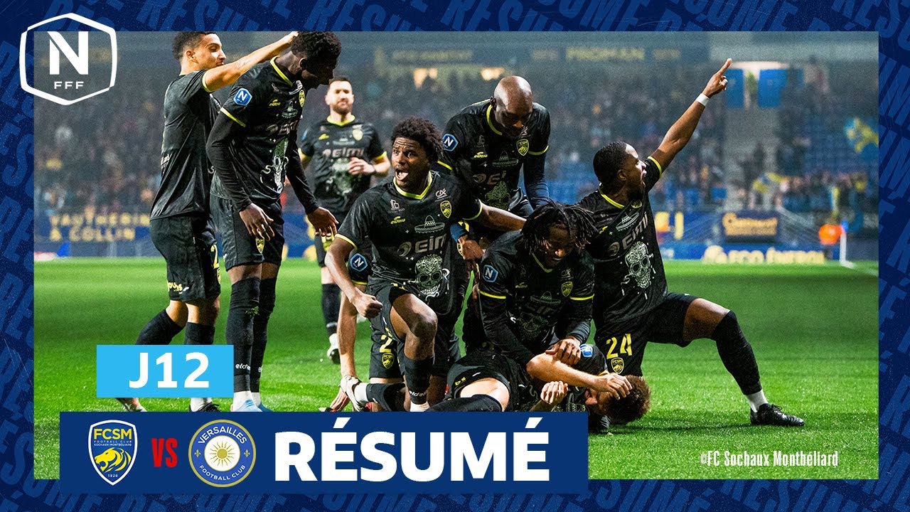 J12 | FC Sochaux-Montbéliard - FC Versailles (2-0) | National FFF 2025-2026