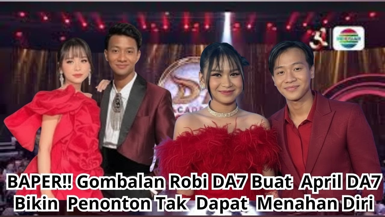 MOMEN BAPER!! "Satu Kalimat Robi DA7 ke April DA7 di Mega Konser Ini Bikin Satu Studio Baper"