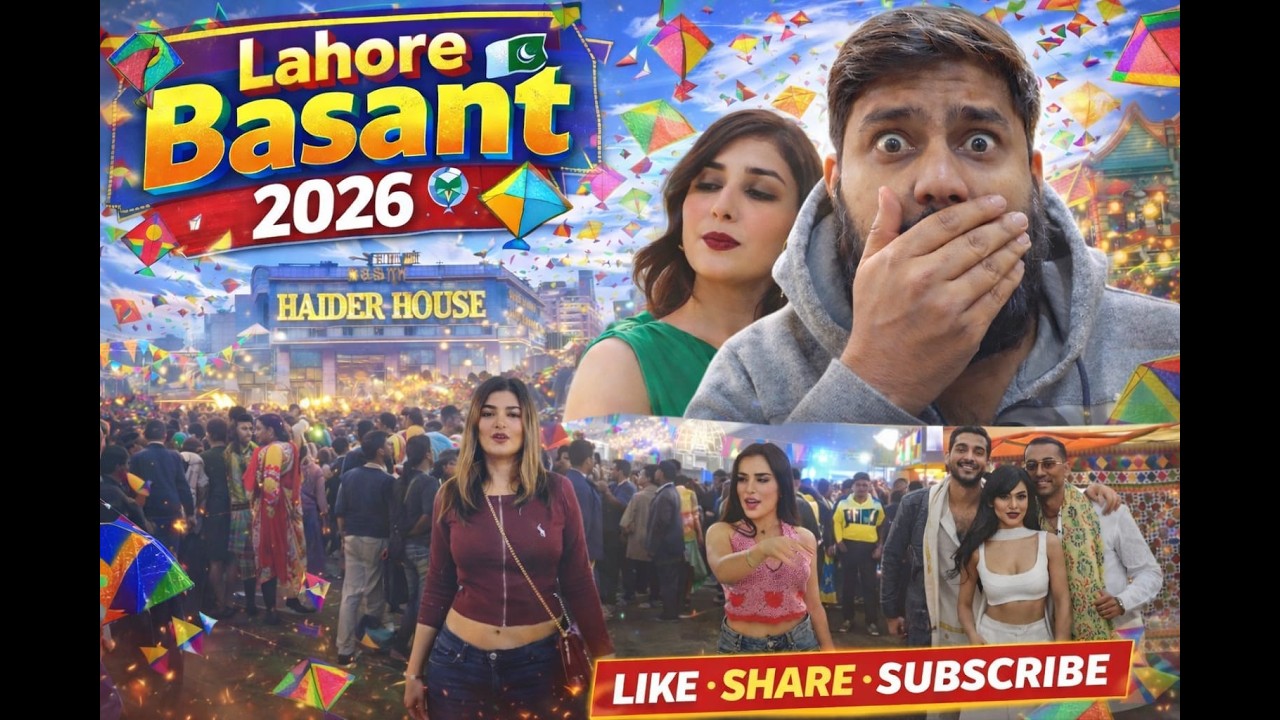 Haider House | Real Life Reactions | Basant Moments You Won’t Believe Happened #lahore #lahorebasant