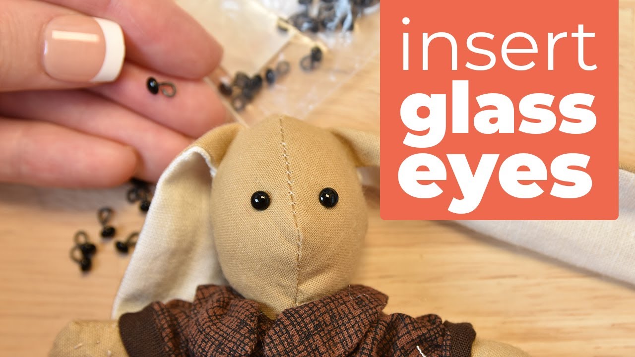 How To Insert a Wire Looped Glass Eye