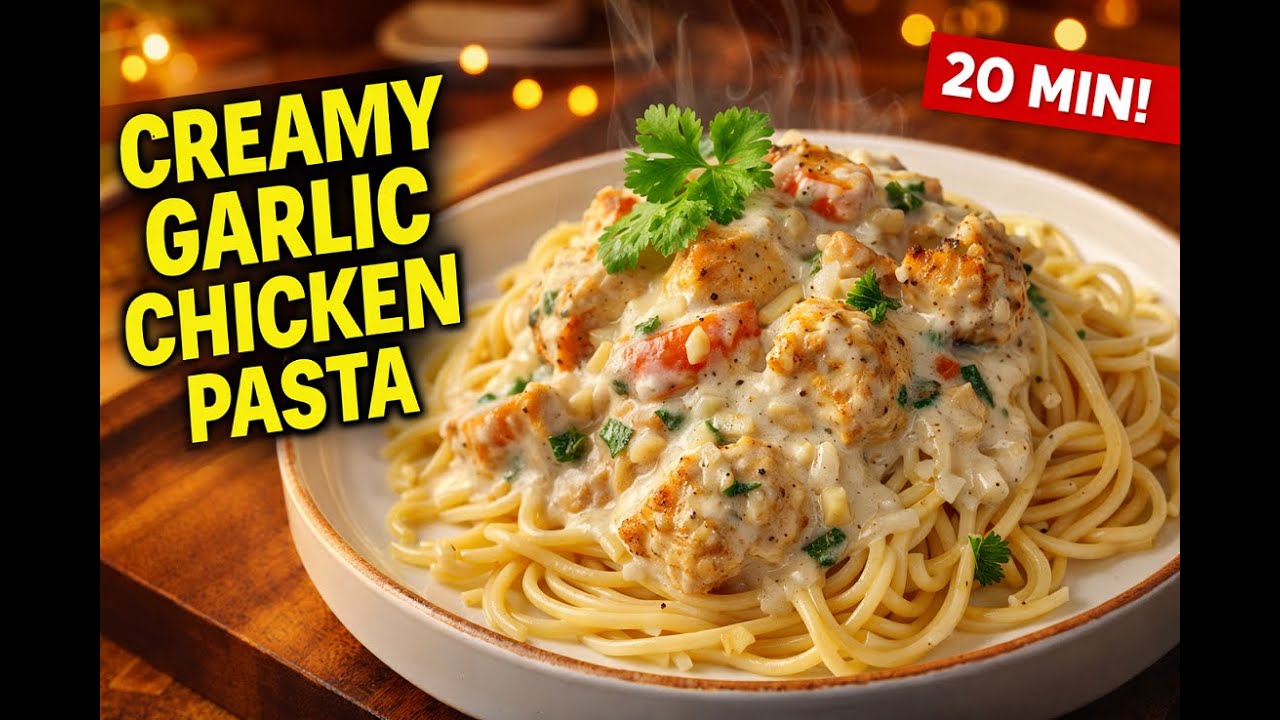 Creamy garlic chicken #creamyspaghetti#chicken#garlicrecipe #food #chickenbreast#garlicchicken
