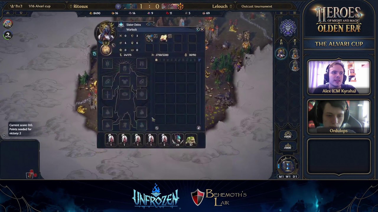 Heroes of Might And Magic: Olden Era: Alvari Cup! Ritosux vs L2plelouch!