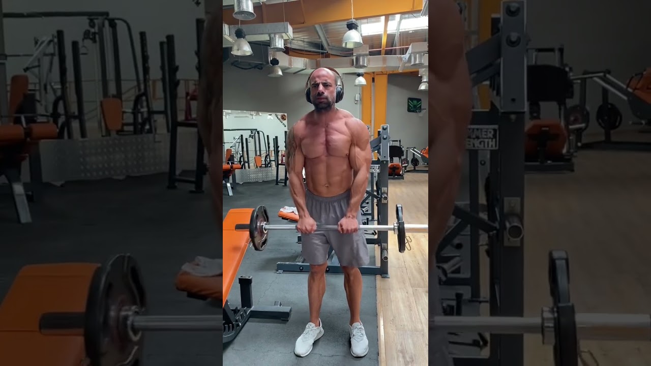 BARBELL FRONT RAISES for Bigger Shoulders 