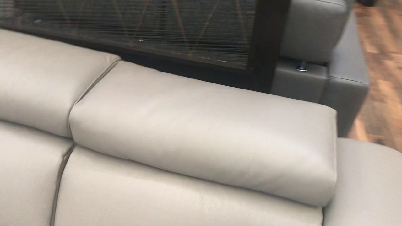 Natuzzi Editions Urban Forza B760 Reclining Designer Grey Italian Leather Modular Corner Sofa Suite