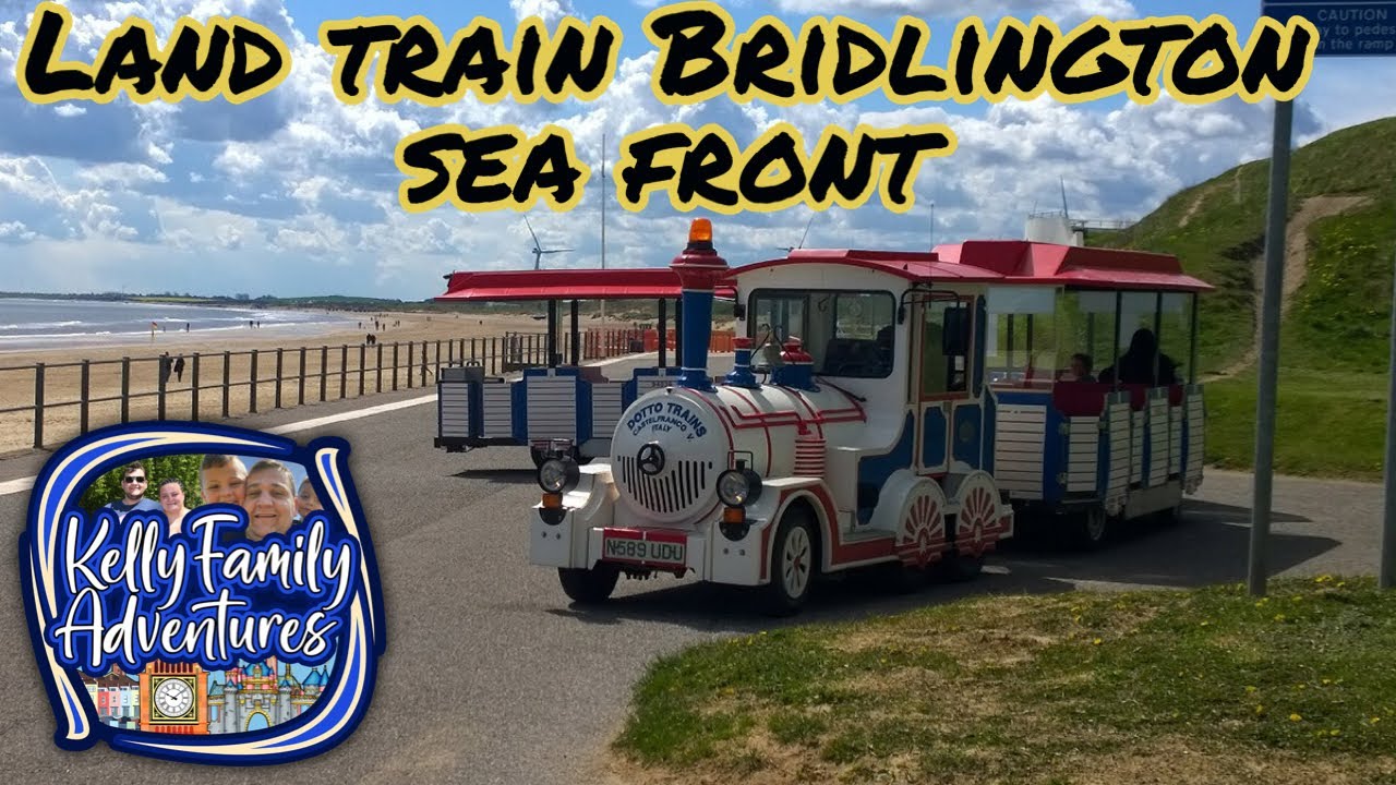 Land train Bridlington sea front
