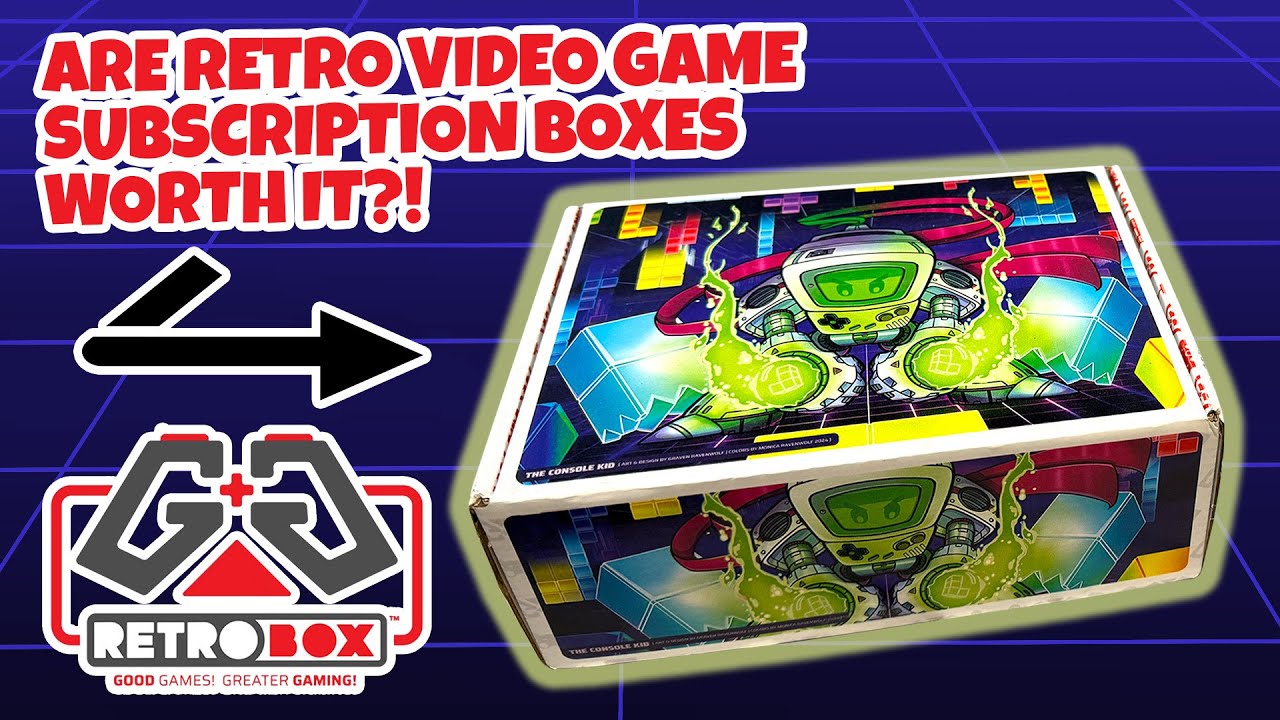 GG RETROBOX Unboxing!!! Retro Video Game Subscription Box Review!