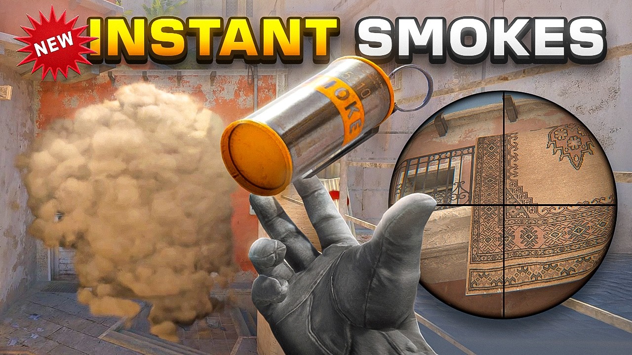 NEW Mirage Instant Window Smokes Pros Use in CS2