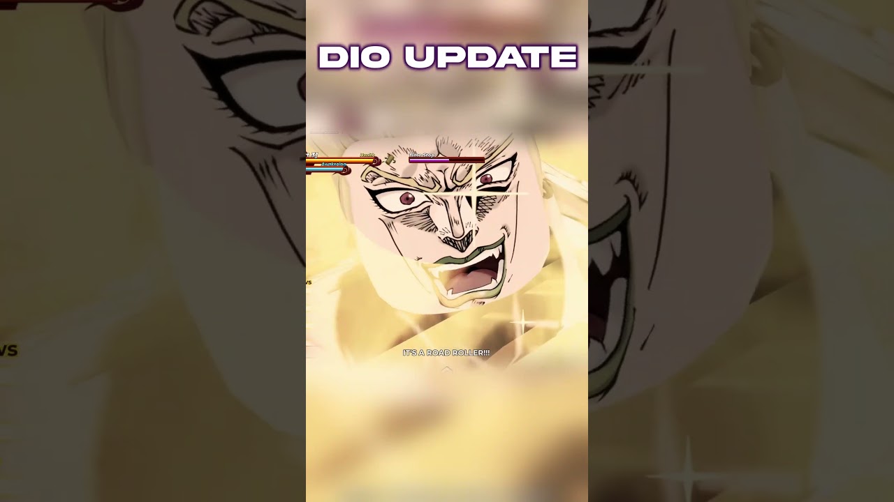 DIO update in Shonen Unleashed 🧛👿 #shorts #roblox #fyp #robloxshorts #robloxedit