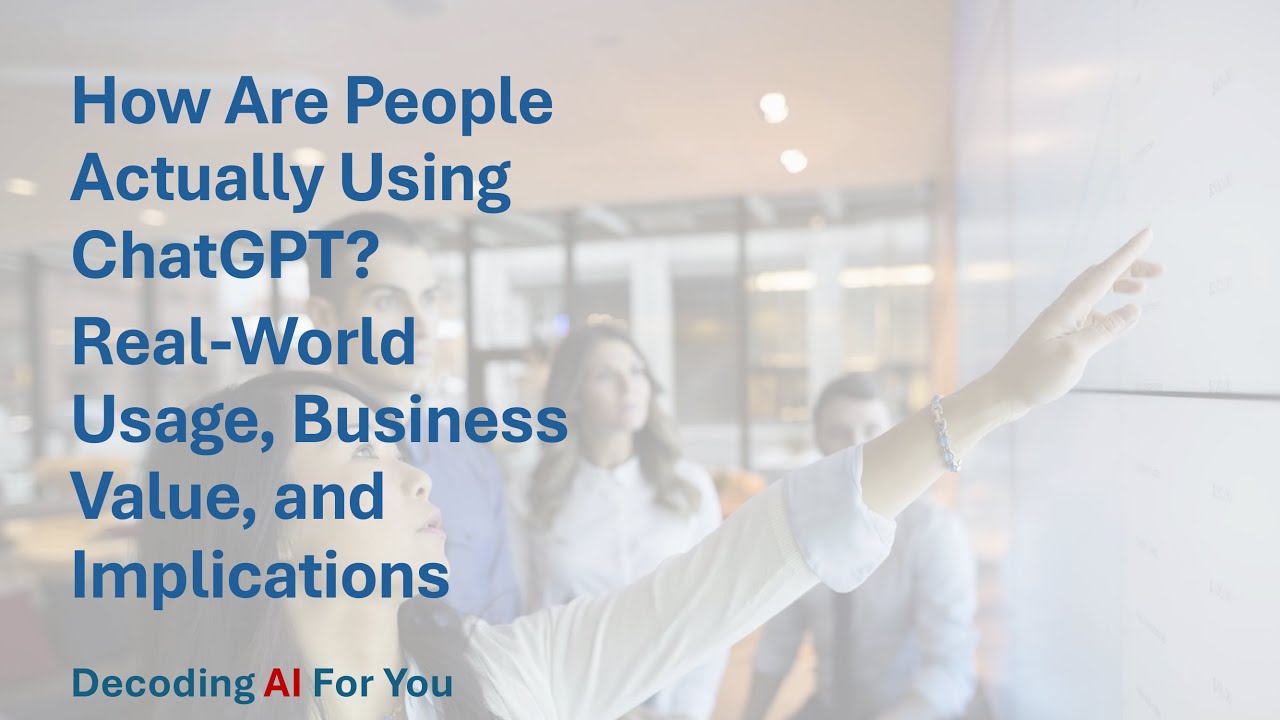 How People Really Use ChatGPT: Insights from a Global Study (2025)