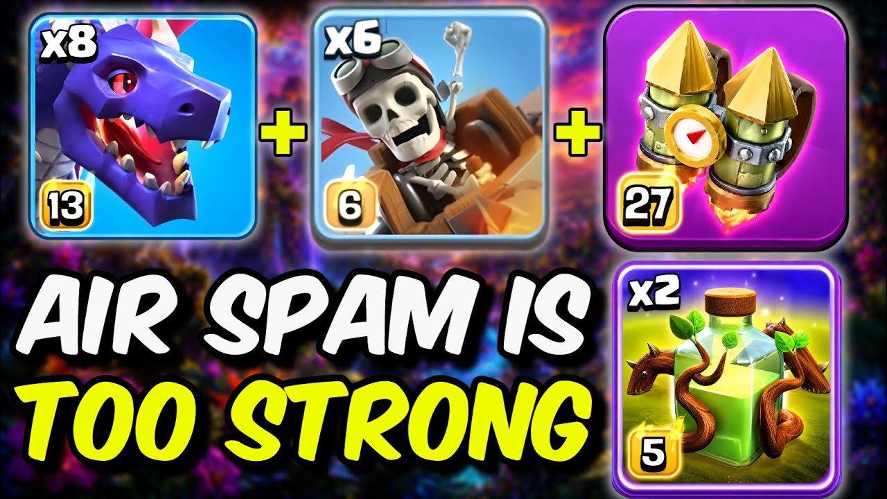 Эта воздушная спам-стратегия просто сломана в Clash of Clans
