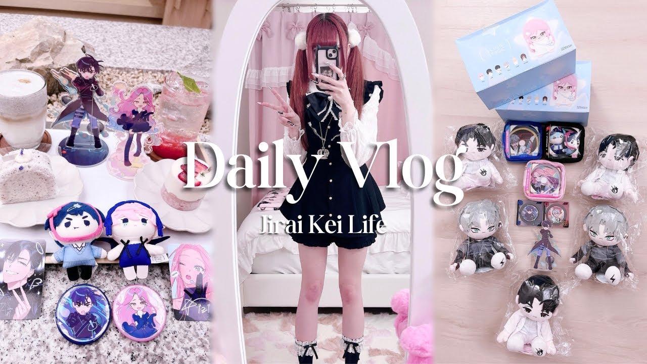 [vlog] hunting for alien stage merch & cafe oshikatsu~