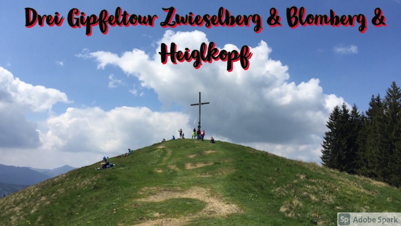 Rundtour über drei Gipfel  (Zwieselberg-Blomberg-Heiglkopf) - 05.05.2018