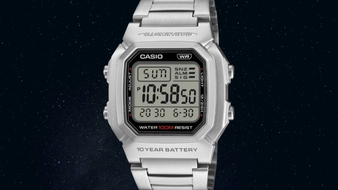 Casio launches W-800HD-1AV digital watch with classic retro design in the US
