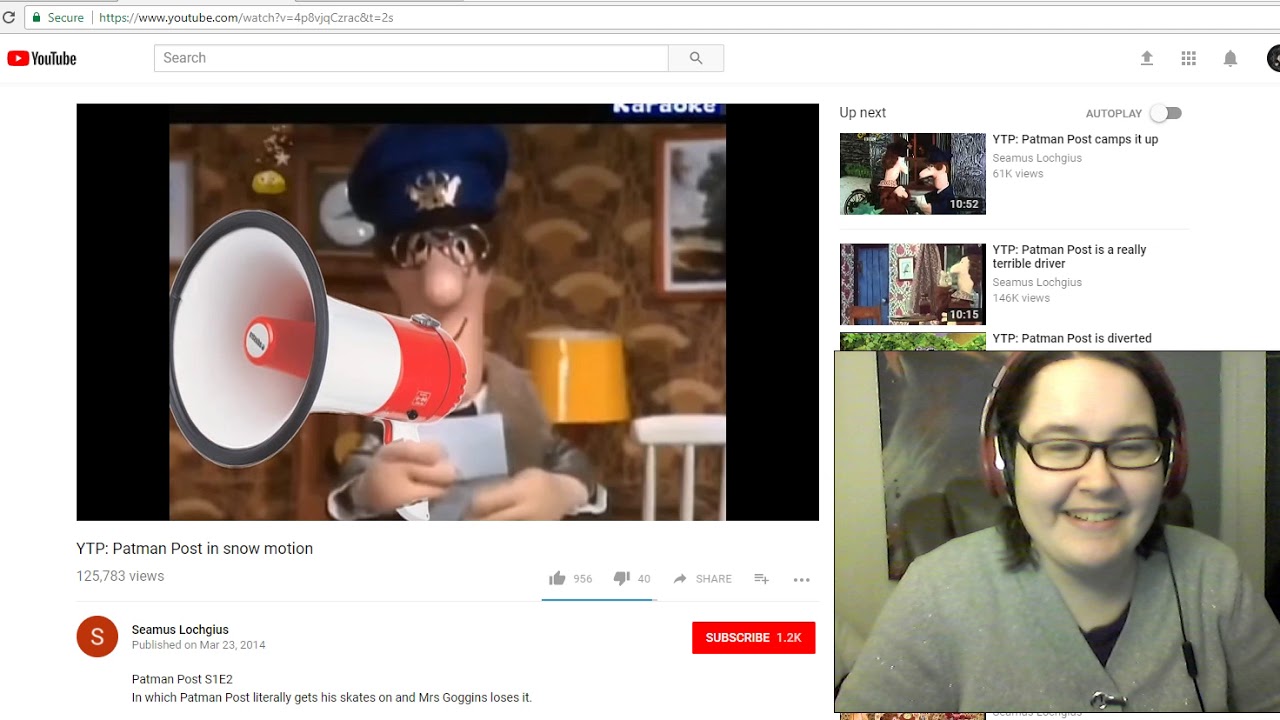 Reaction to YTP: Patman Post in snow motion