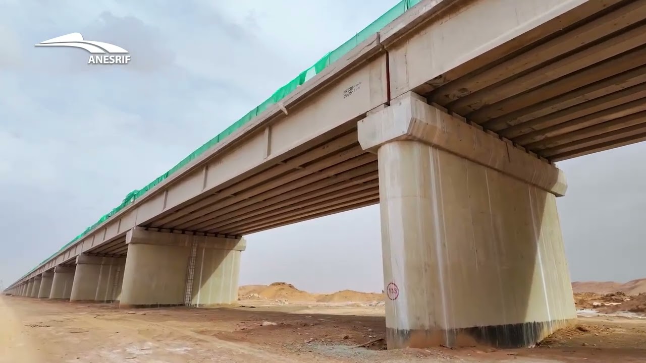 Alg&eacute;rie : le plus long viaduc ferroviaire d&rsquo;Afrique vu du ciel
