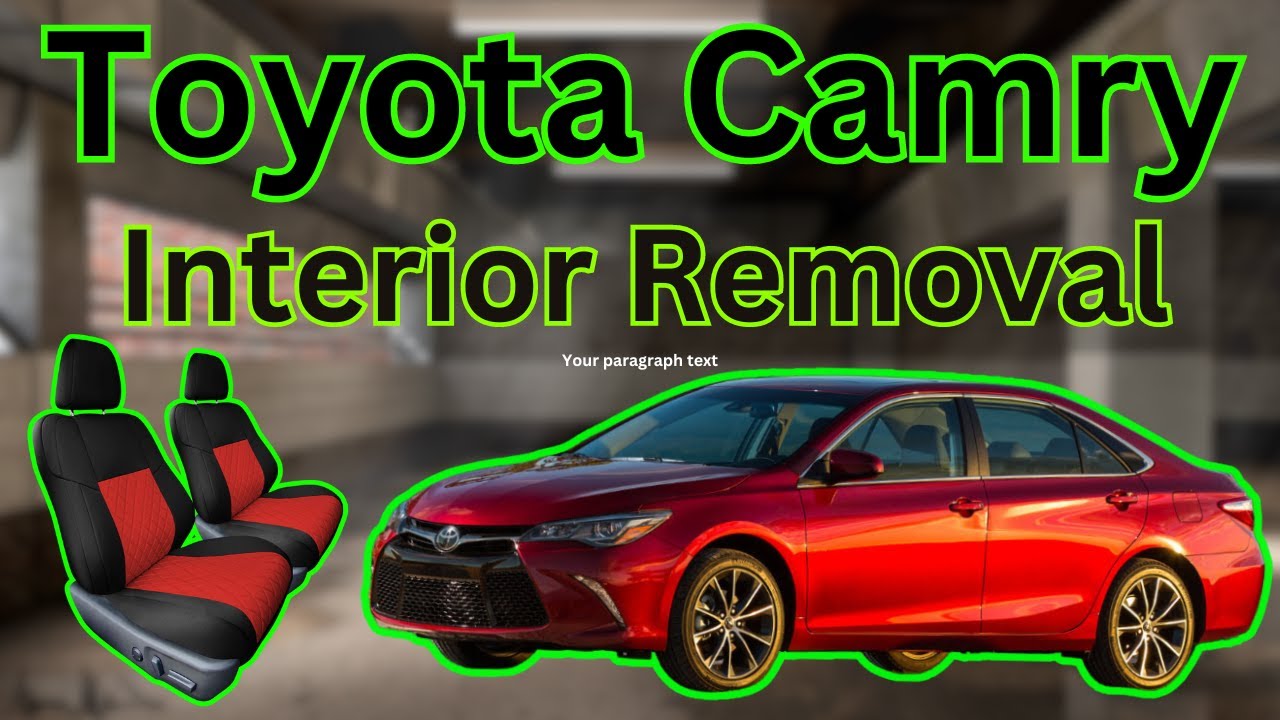 Снятие салона Toyota Camry 2015-2018 гг. / Затопление Camry, как это исправить?