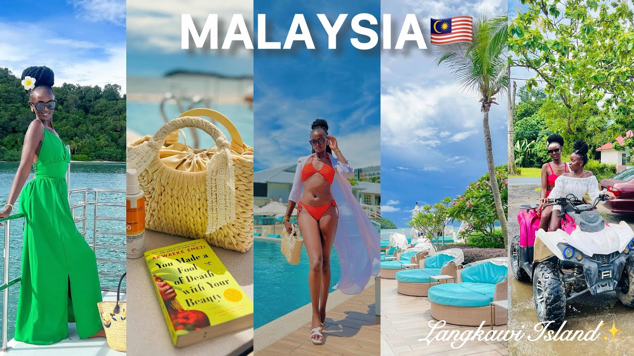 NKIROTE IN MALAYSIA Ep 3✨Explore Langkawi||Yacht cruise|| Dash Beach club|| ATV riding|| Fire show