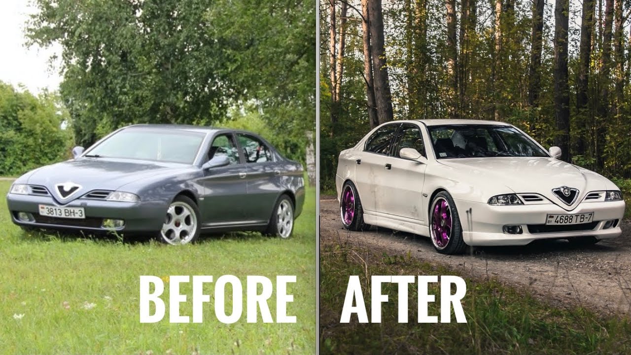 FULL RESTORING ALFA ROMEO 166 IN 7 MINUTES