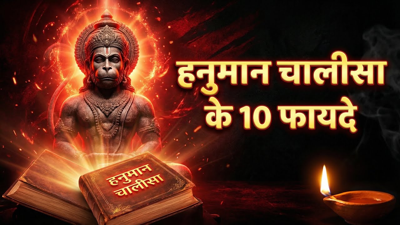 हनुमान चालीसा के 10 चमत्कारी फायदे | शक्ति, सुरक्षा और शांति | Hanuman Chalisa Power 🧘🕉️