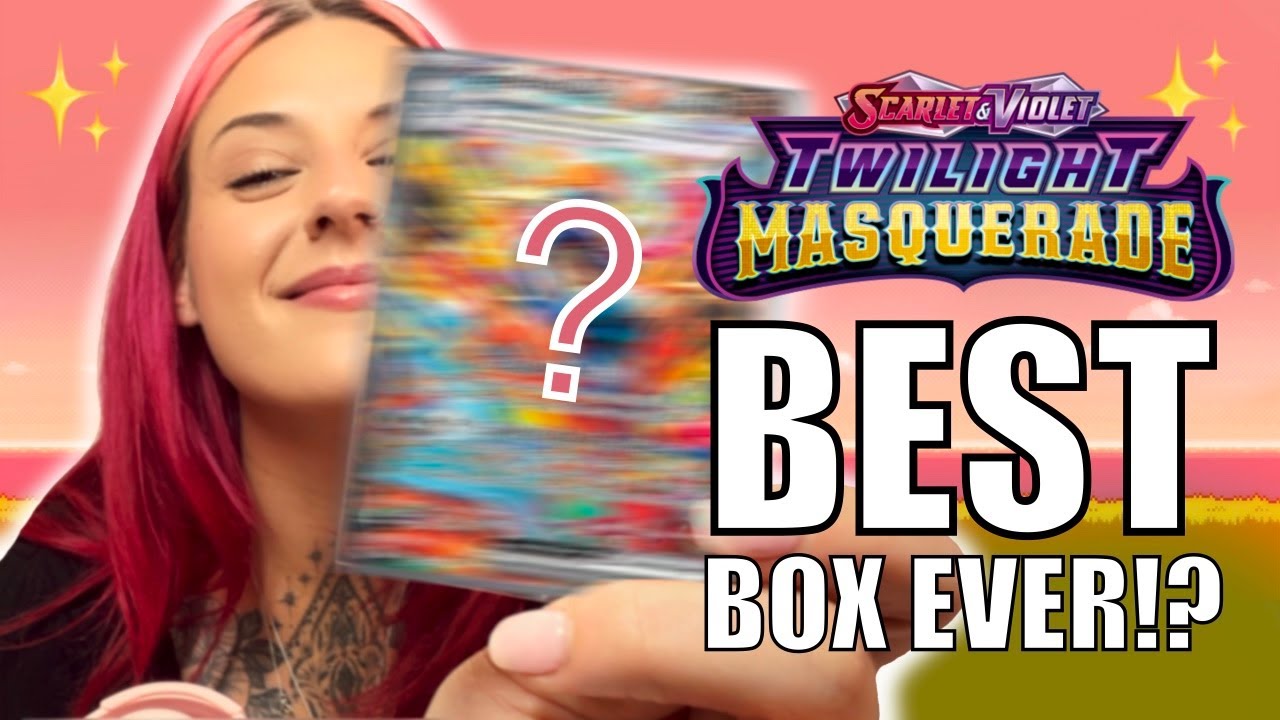 Did I open the Best Twilight Masquerade Pokemon Booster Box Ever?