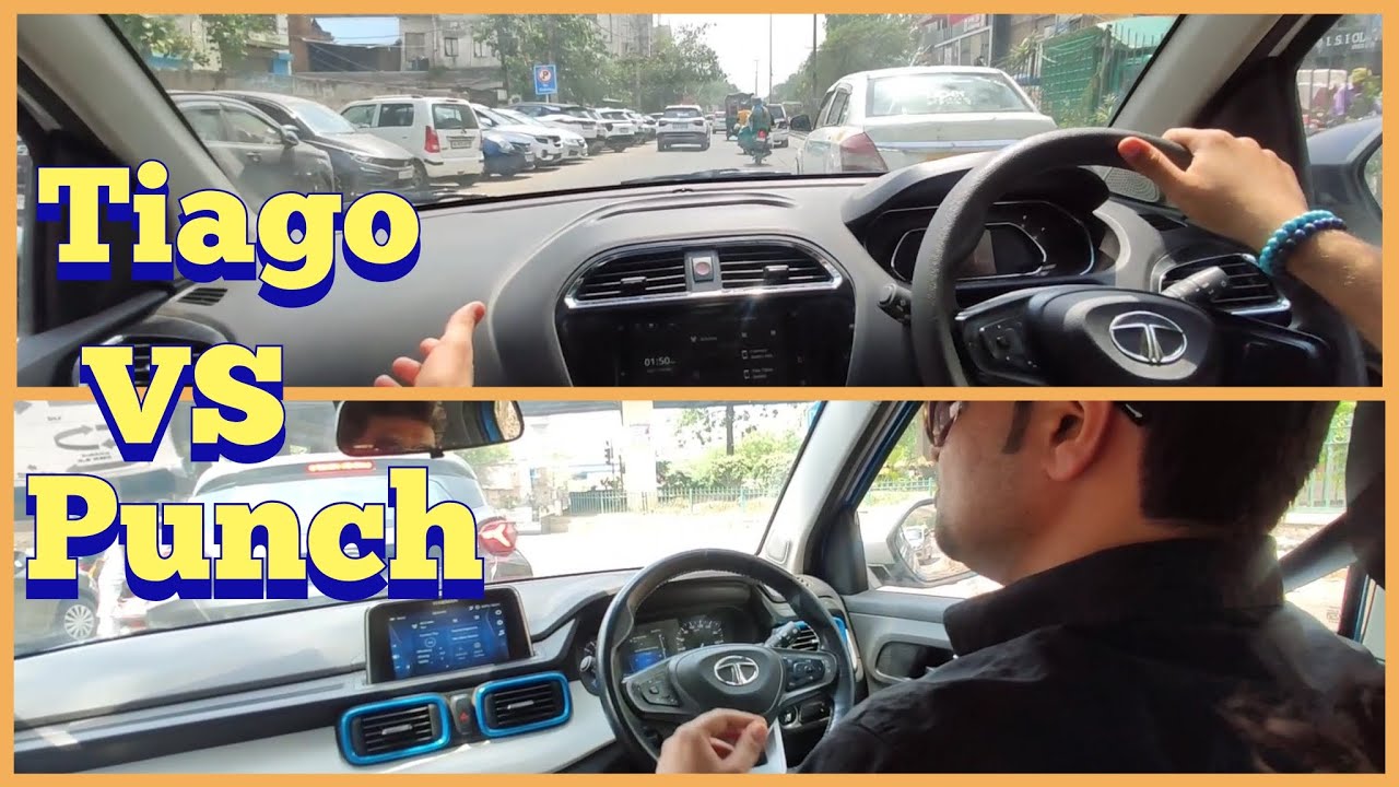 Tata Tiago Vs Tata Punch Petrol Variant Manual Transmission Test Drive Pros and Cons All Details