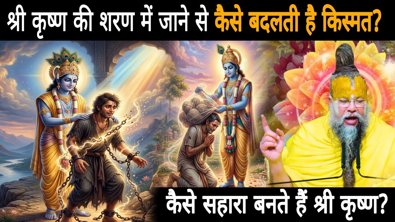 कैसे सहारा बनते हैं श्री कृष्ण-श्री कृष्ण कैसे दूर करते हैं जीवन के गहरे कष्ट?