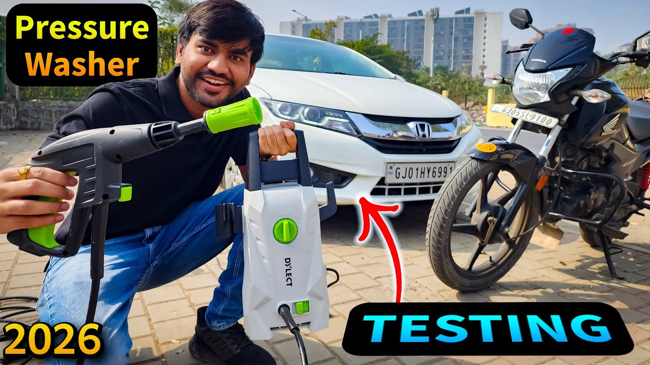 Fastest Way To Wash Car & Bike 😍 Dylect Pressure Washer Unboxing & Review