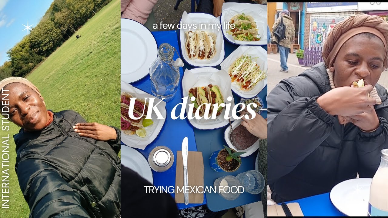 First week in the UK|Trying some Mexican food| Taking a walk#zimyoutuber