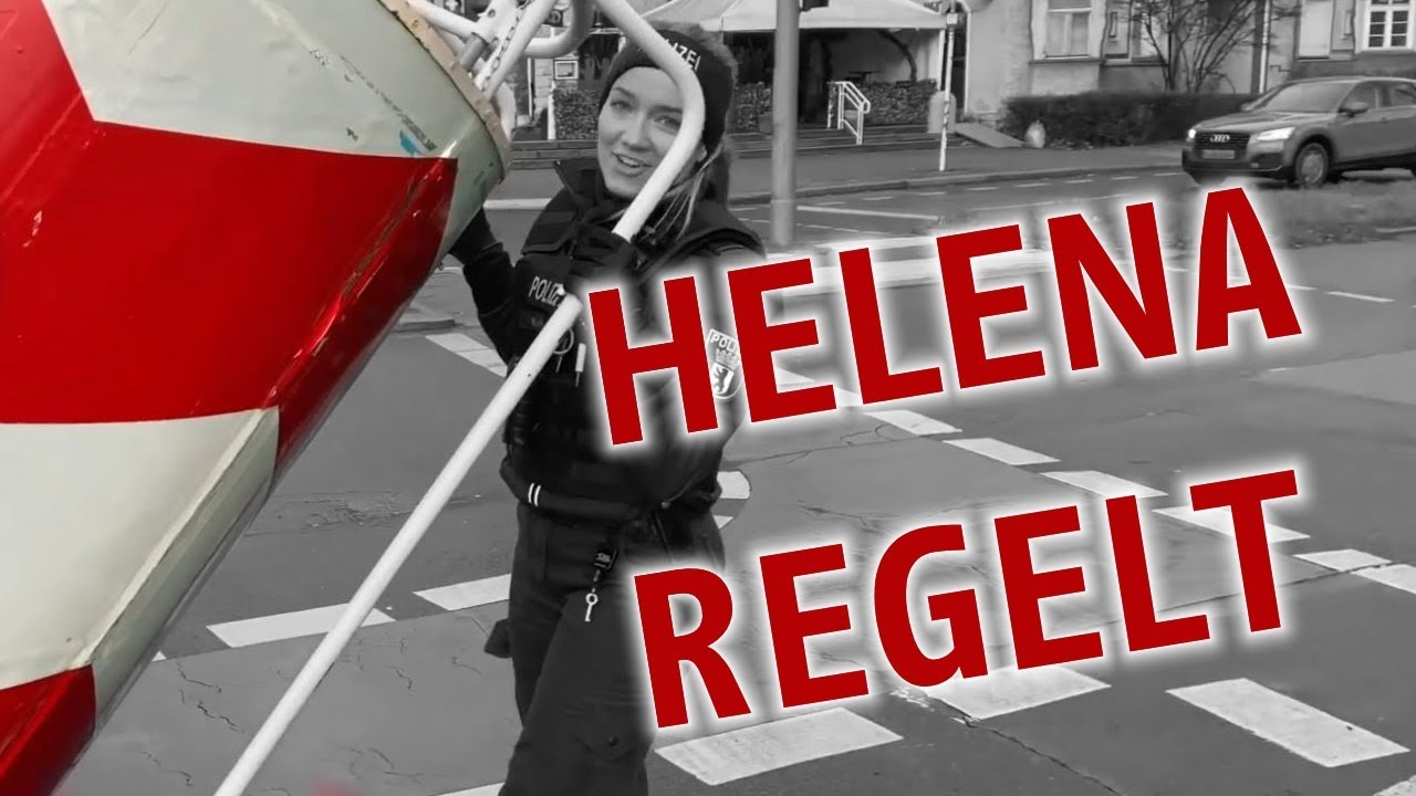 Verkehrsposten-Training: Helena regelt!