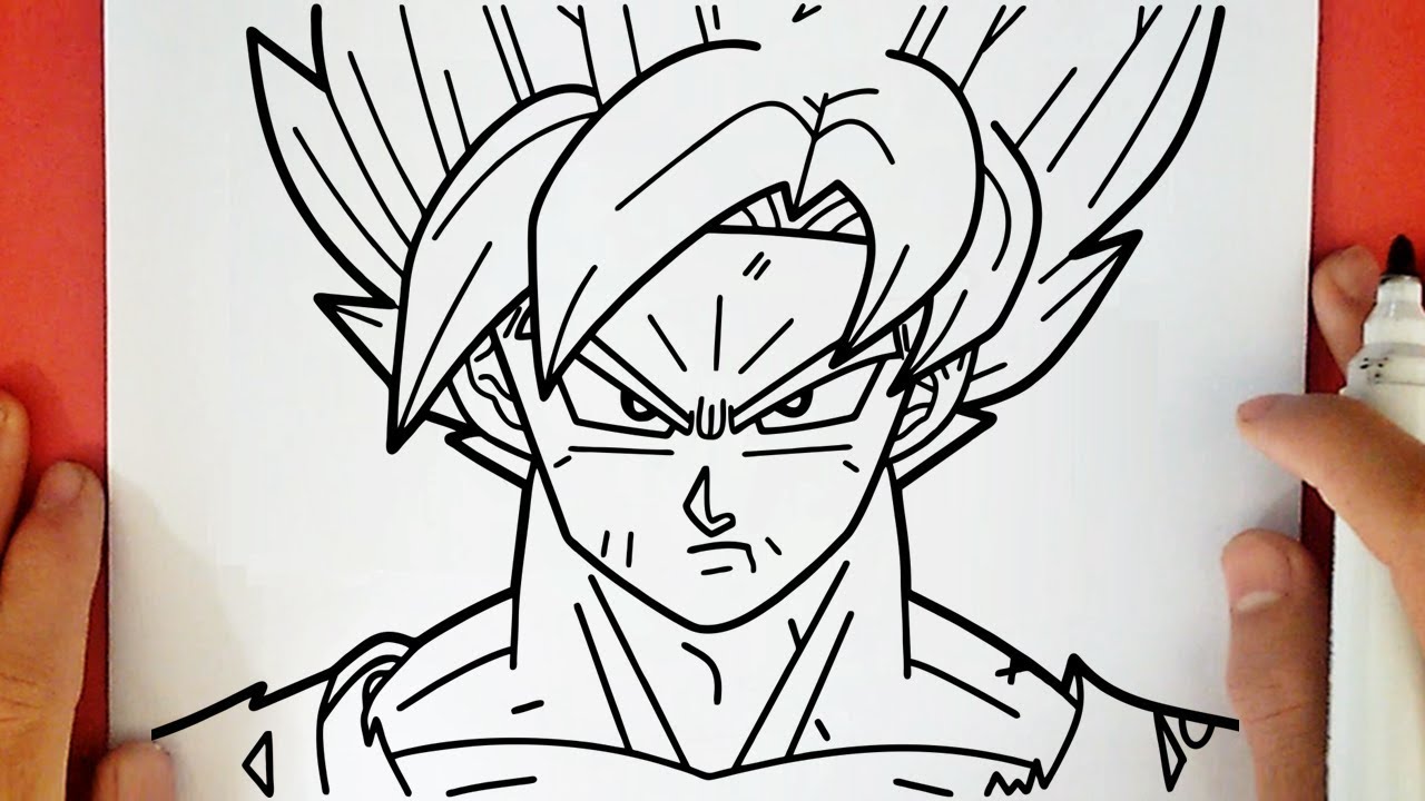 COMMENT DESSINER GOKU SSJ BLUE