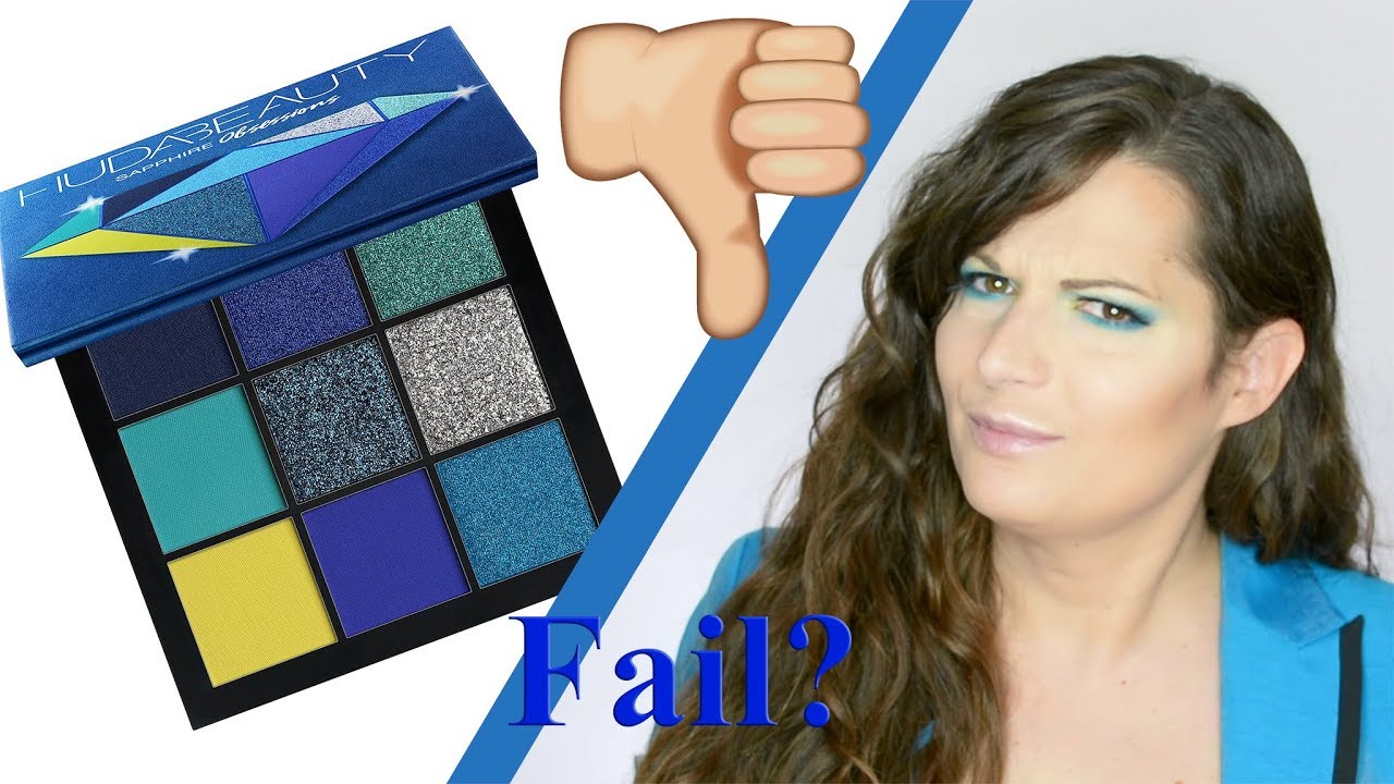 makeup test: Huda Beauty Obsessions Palette