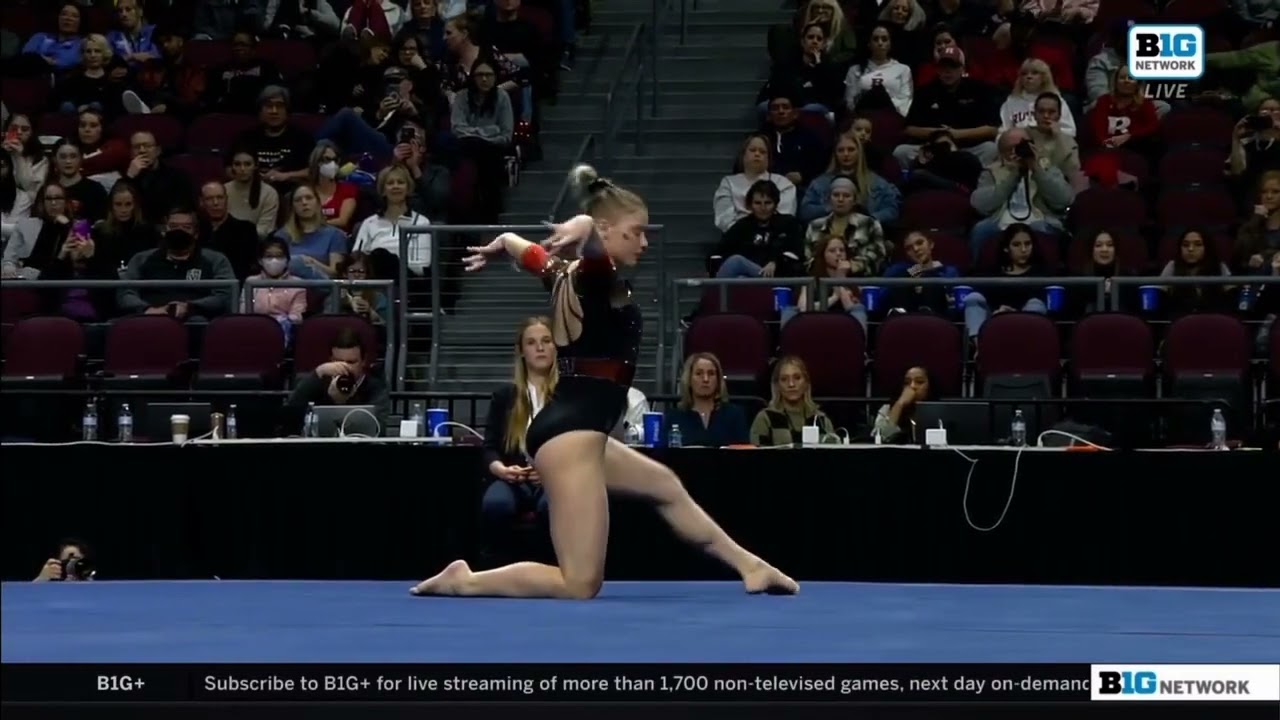 Jade Carey OSU 2023 floor routine to Jackson 5