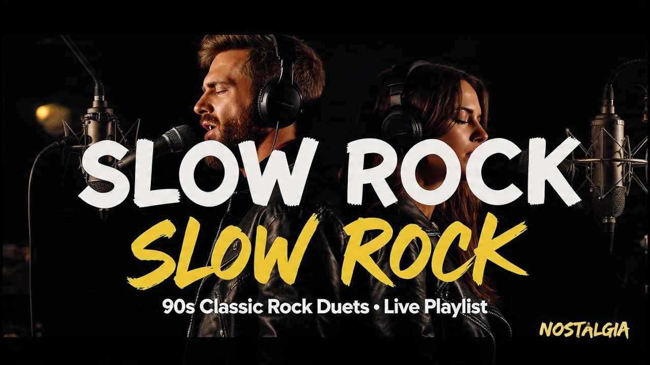 80s 90s Nostalgia Slow Rock Playlist – Romantic Rock Ballads for Rainy Nights