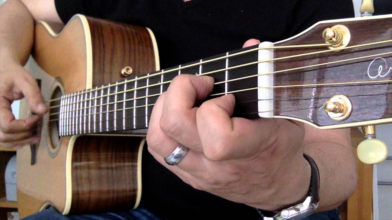 Bir kara gözlüye ay balam - Gitar ile