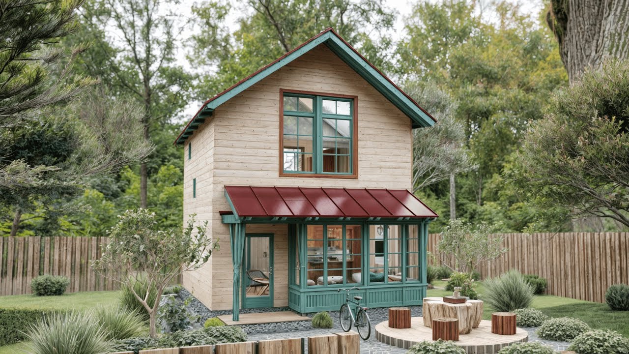 Lovely Living in a 6x6m (20'X20') House: Cozy and Cute Design Ideas