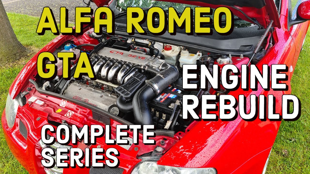 Ремонт двигателя Alfa Romeo 147 GTA. Полная серия.