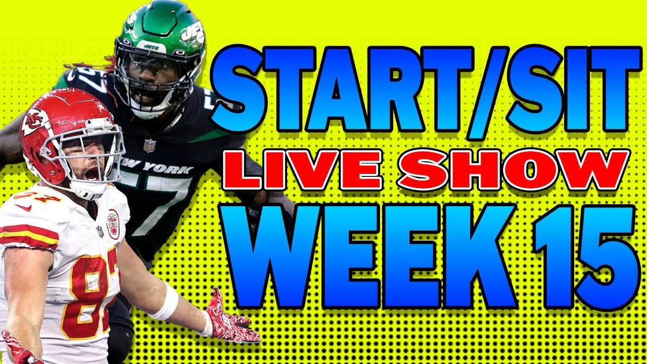 Week 15 Start/Sit Live Show - IDP + Offense to Dominate Fantasy Football Playoffs 2022