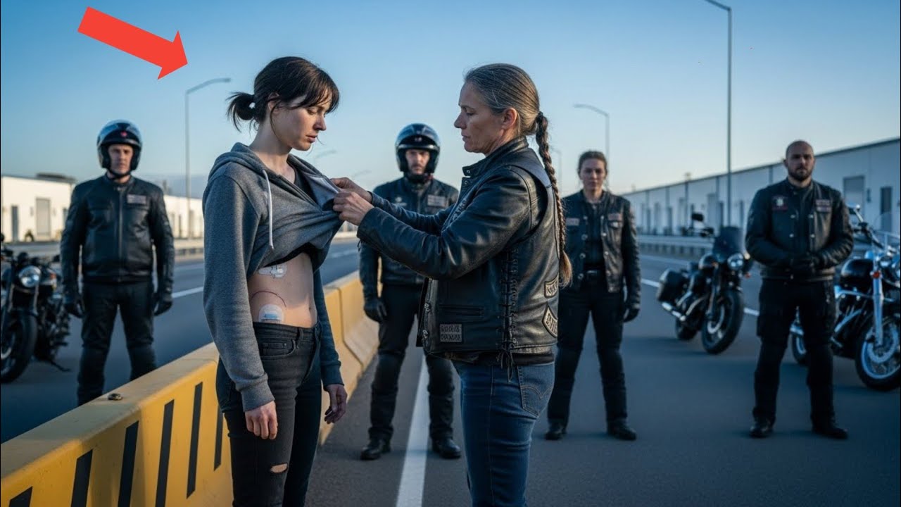 She Whispered ‘End It Fast’ — The Bikers Pulled Her Shirt… Then Froze in Silence.  