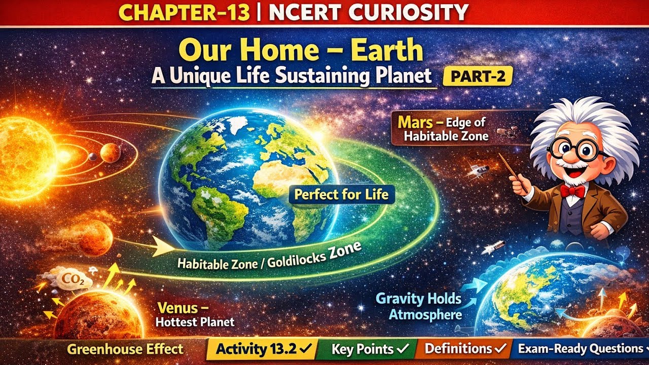 CLASS 8 | SCIENCE| CHAPTER -13 PART-2 | OUR HOME EARTH A UNIQUE LIFE SUSTAINING PLANET| NCERT| CBSE 