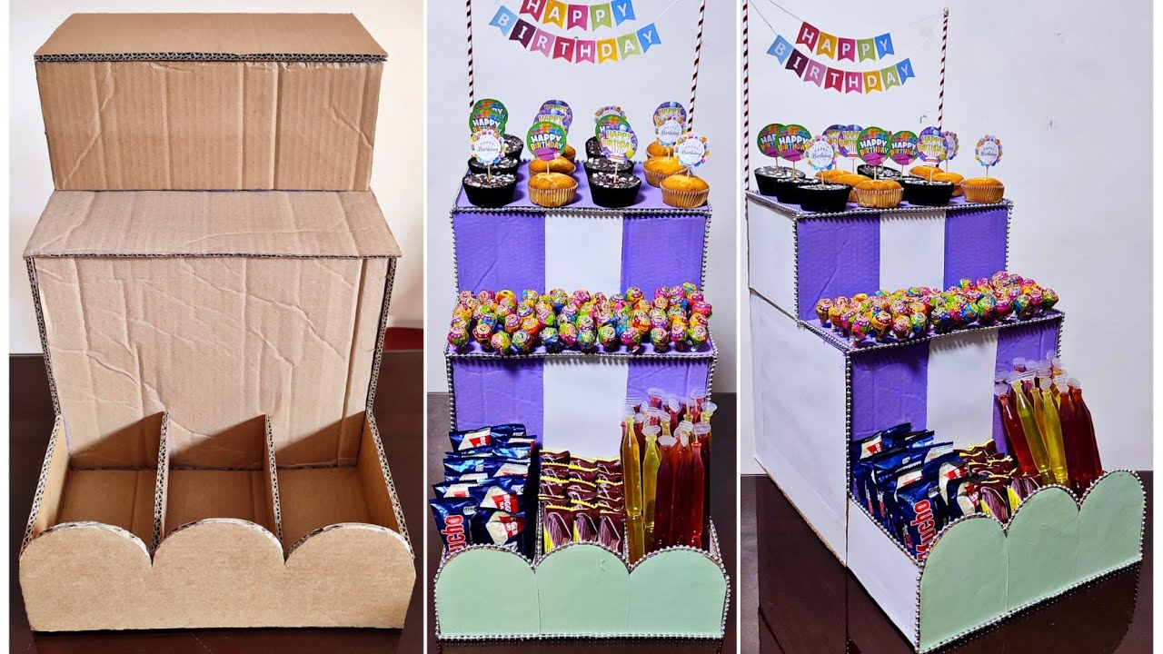 DIY 2 IN 1 CUPCAKE & CANDIES STAND