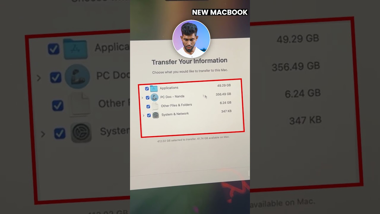 தகவல் பரிமாற்றம்  - Mac to Mac data Migration 💻 #a2darmy #apple #laptop #macbook