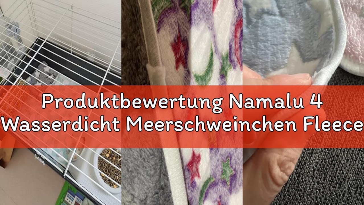 Produktbewertung Namalu 4 Wasserdicht Meerschweinchen Fleecedecken Klein Waschbar Hundedecke Saugfäh