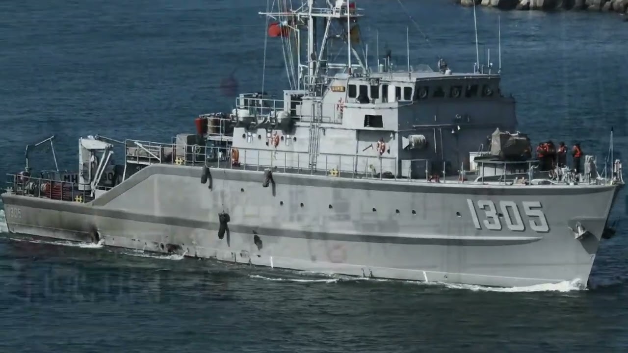 ROC Navy MHC1305 永順號 minehunter 中華民國海軍 MHC1305 永順號 掃雷/獵雷艦 剪輯