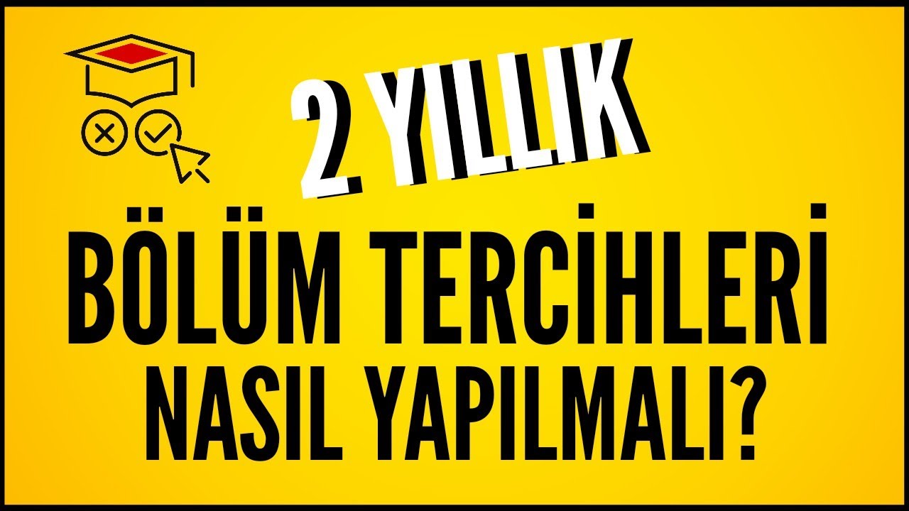 #YKS 2 Yıllık Bölüm Tercihleri Nasıl Yapılmalı? #GriTercih