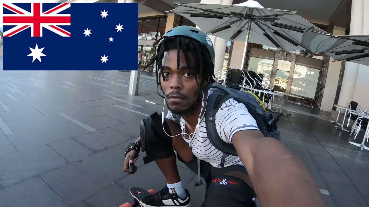 Skateboarding around Sydney. THIS is Super COOL!