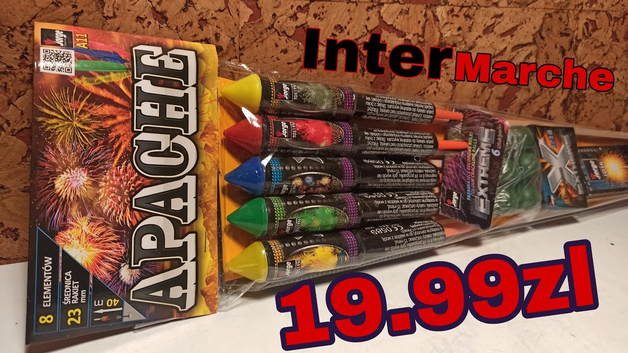 TEST SYLWESTROWEGO ZESTAWU FAJERWERKÓW Z INTERMARCHE 💥 Zestaw Apache A11 za 19.99zl od Jorge!