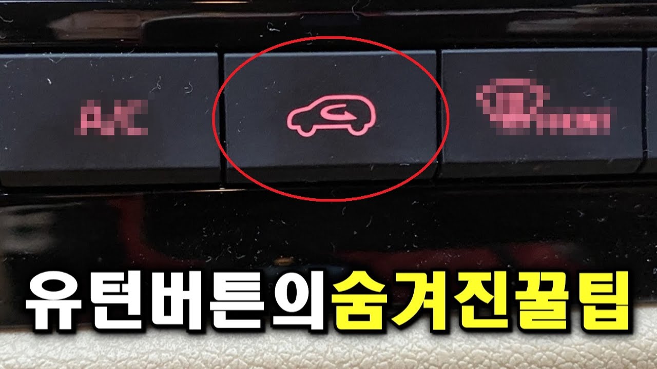 운전자 96%가 모르고있는 내기순환 버튼의 숨겨진 꿀기능