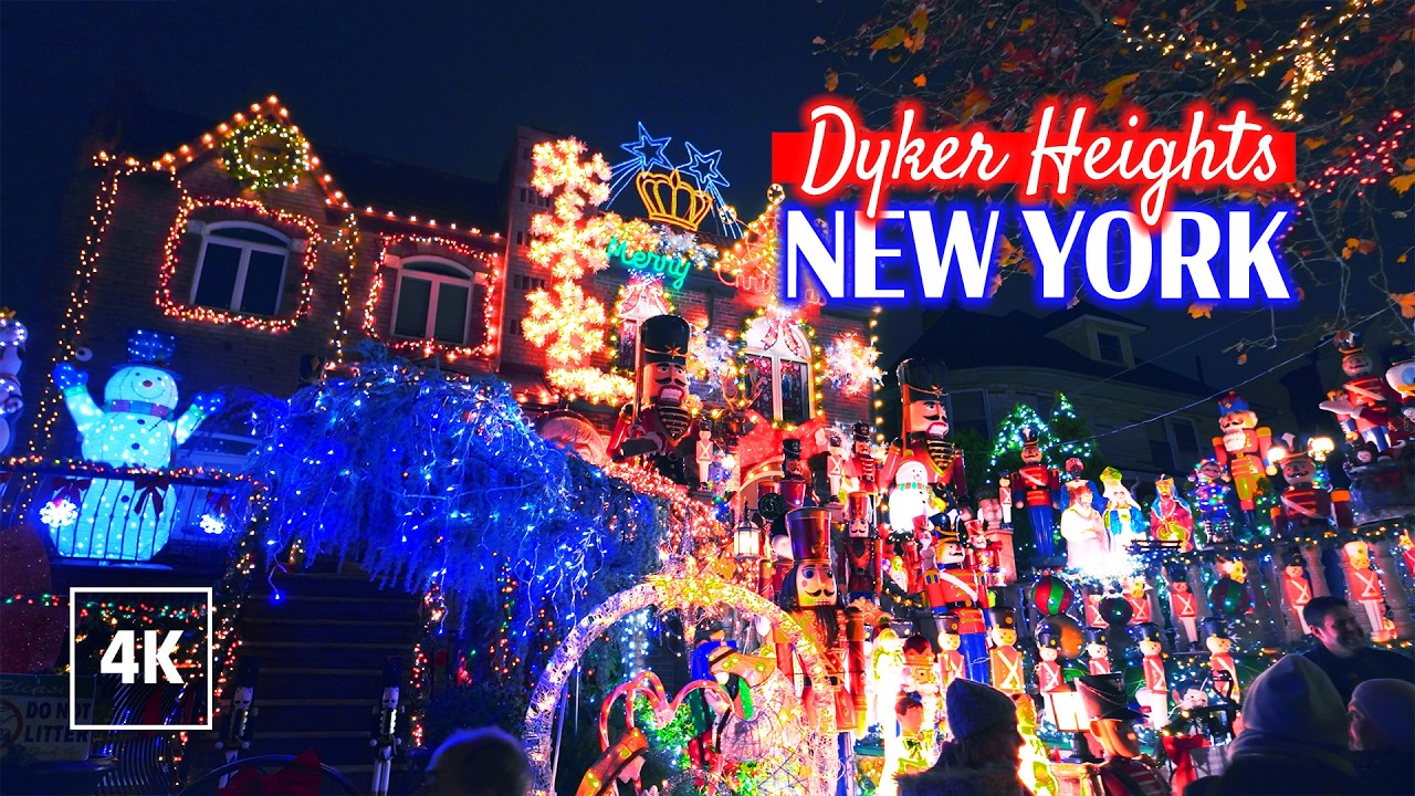 Dyker Heights Christmas Lights in Brooklyn New York Christmas in NYC 2025