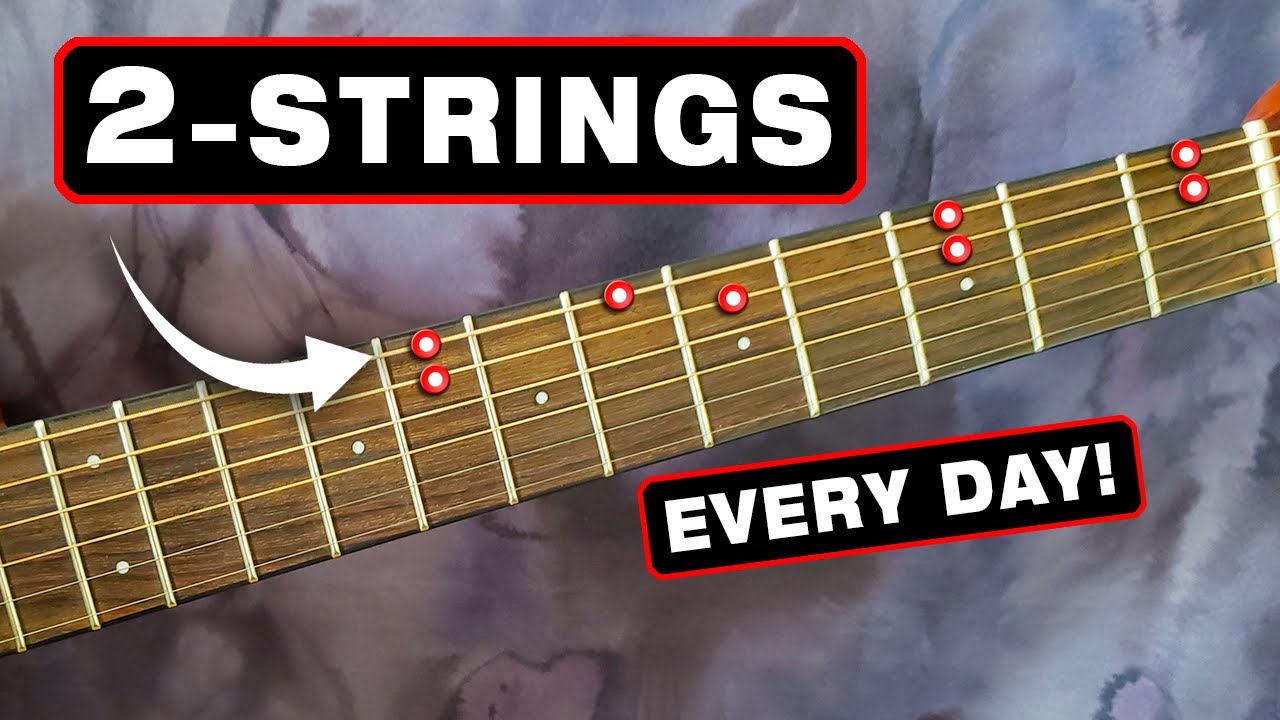 Play THIS Simple 2 String Pentatonic EVERY Day to Memorize the ENTIRE NECK!