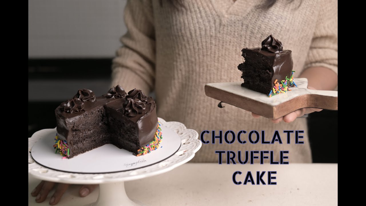 BEST CHOCOLATE TRUFFLE CAKE | Eggless